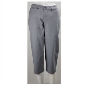 3 for $25!  Croft & Barrow Grey Stretch Capris